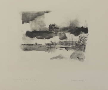 29225 Gezicht op het landschap van de Kromme Rijn bij Bunnik in de richting van Rhijnauwen.01-05-1975-31-05-1975